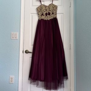 Burgundy Prom Dress